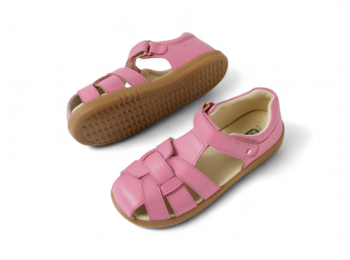 Bobux KP Skip Twist Cashmere Rose ādas sandales