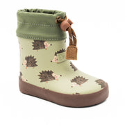 bisgaard Barefoot Thermo Hedgehog siltie gumijas zābaki