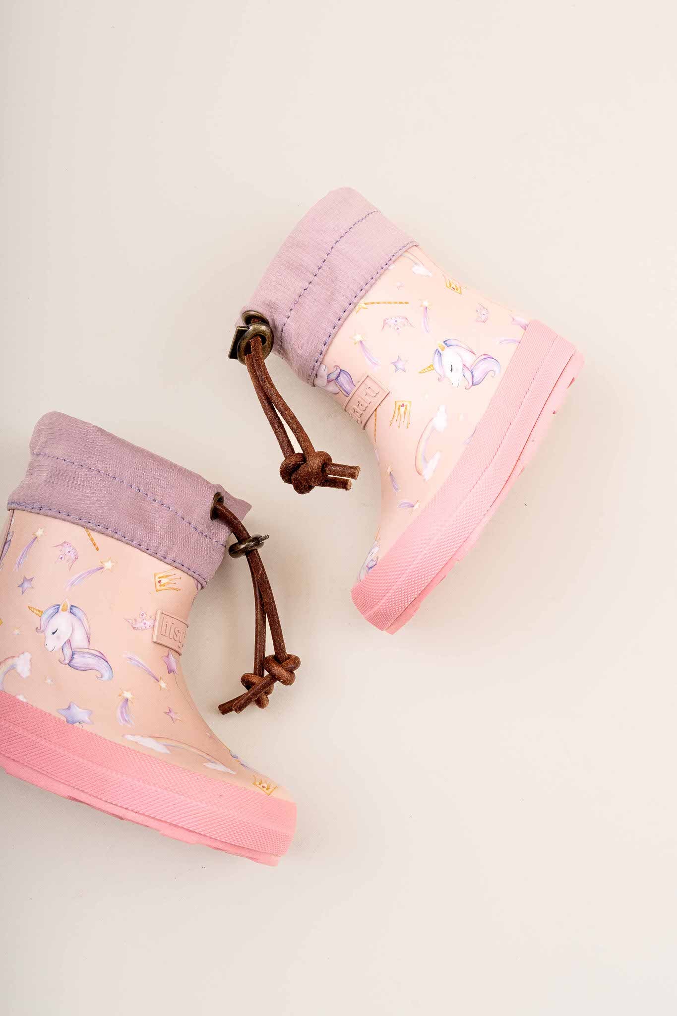 bisgaard Barefoot Thermo Unicorn siltie gumijas zābaki