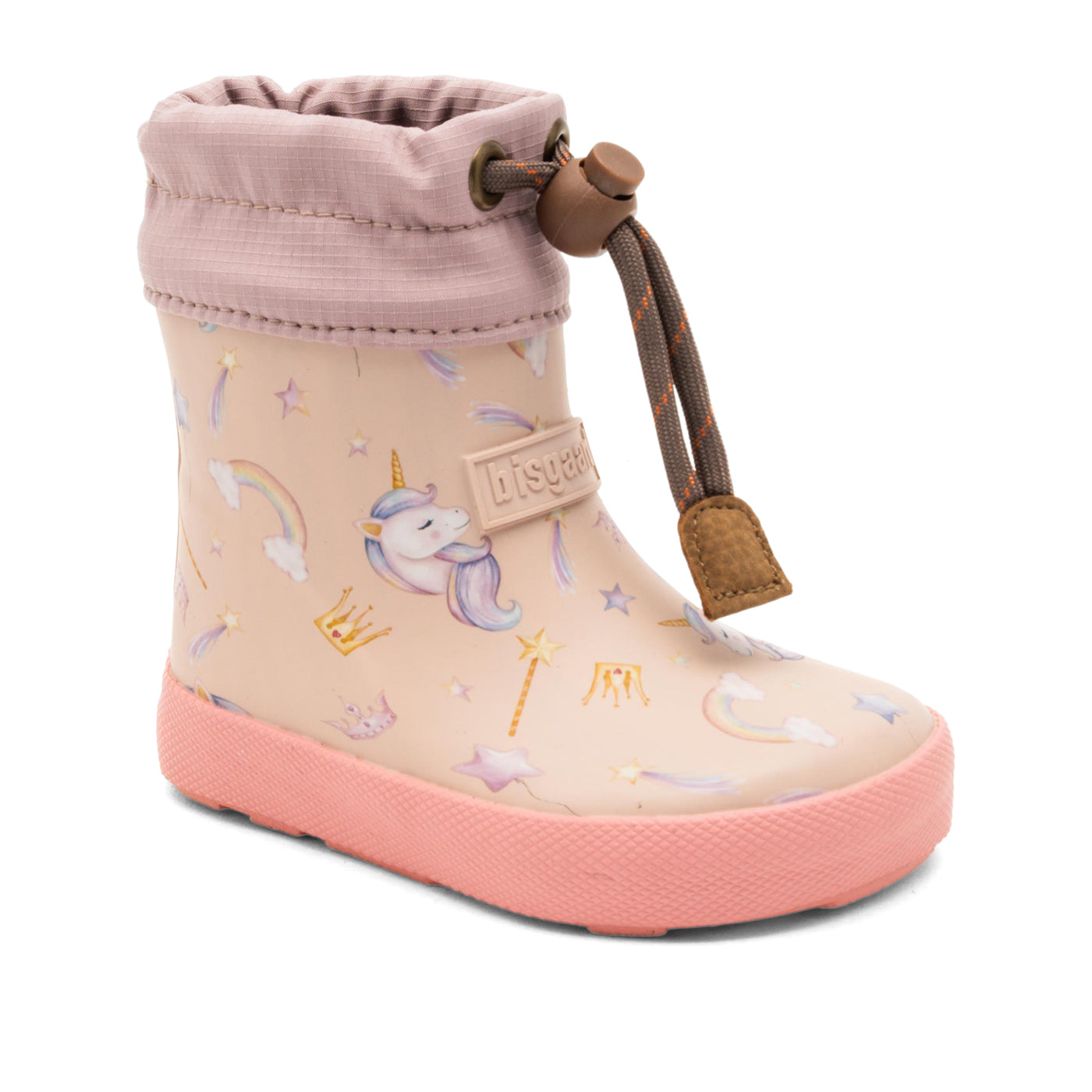 bisgaard Barefoot Thermo Unicorn siltie gumijas zābaki