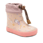 bisgaard Barefoot Thermo Unicorn siltie gumijas zābaki