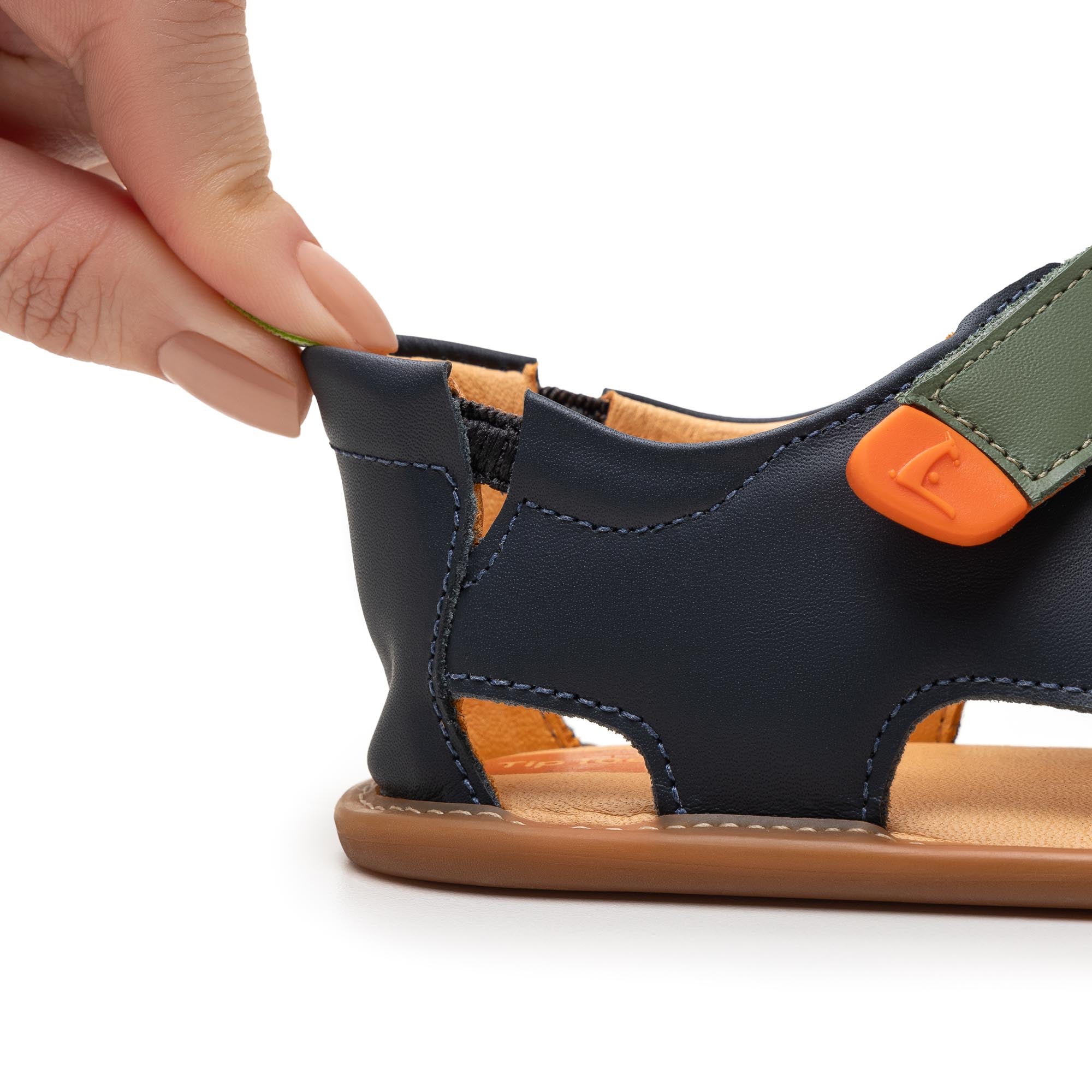 Tip Toey Joey Explore Navy/Tomato Sandals