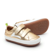 Tip Toey Joey Hopper Metal Gold First Shoes