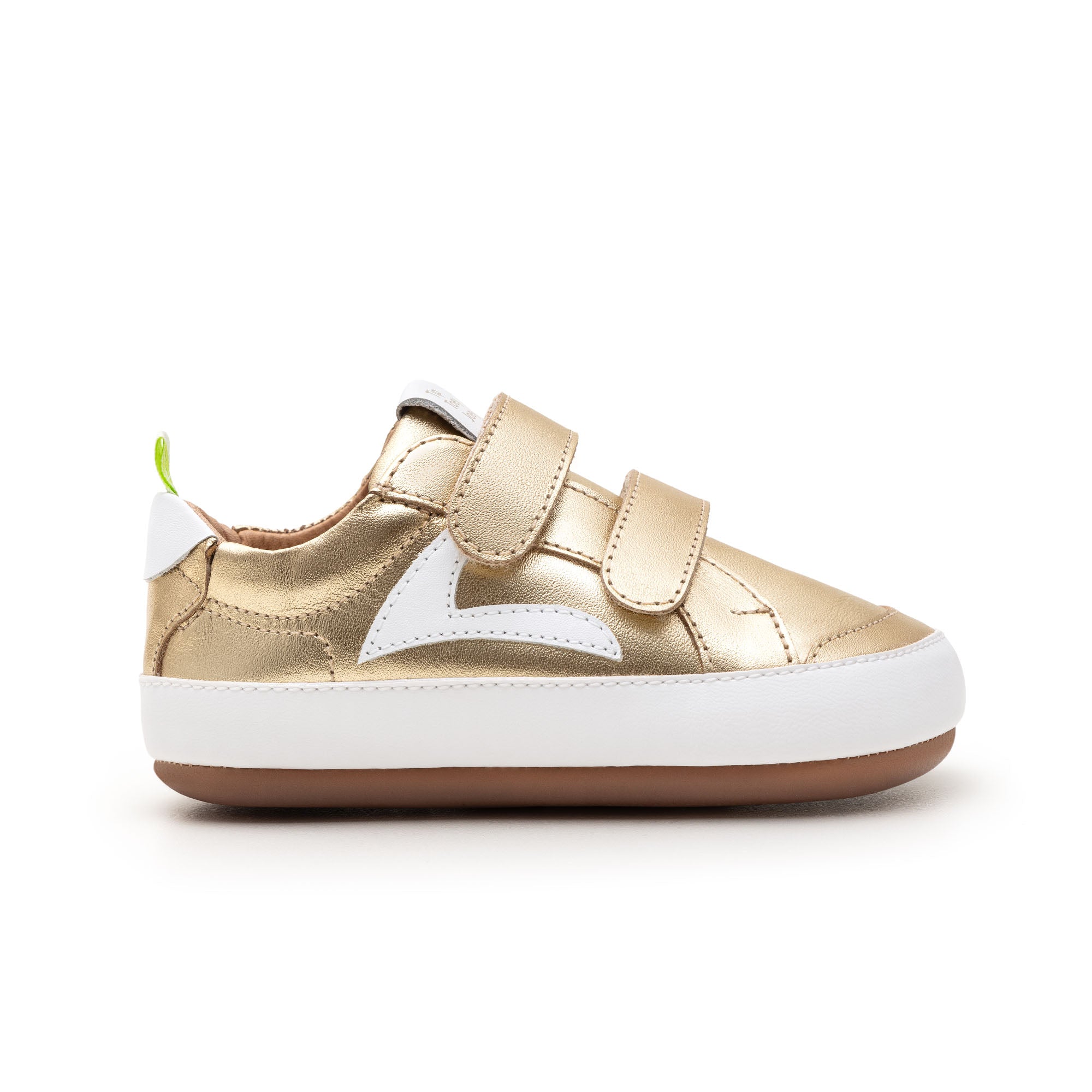 Tip Toey Joey Hopper Metal Gold First Shoes