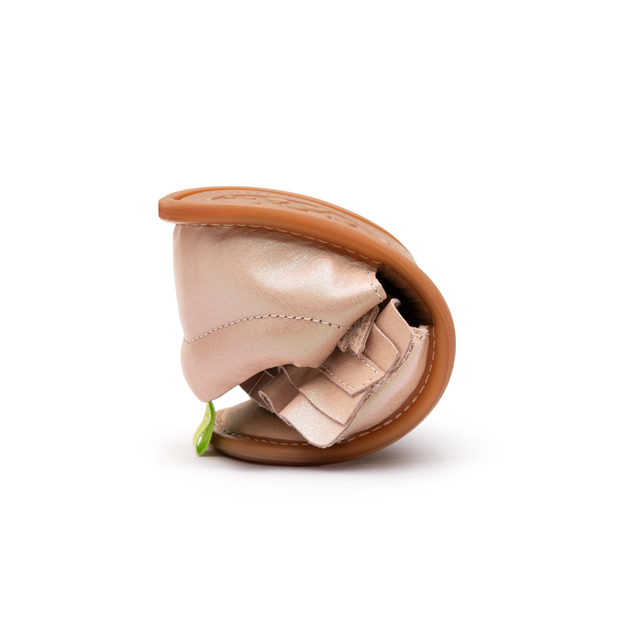 Tip Toey Joey Ruffy Candy Cream sandalītes