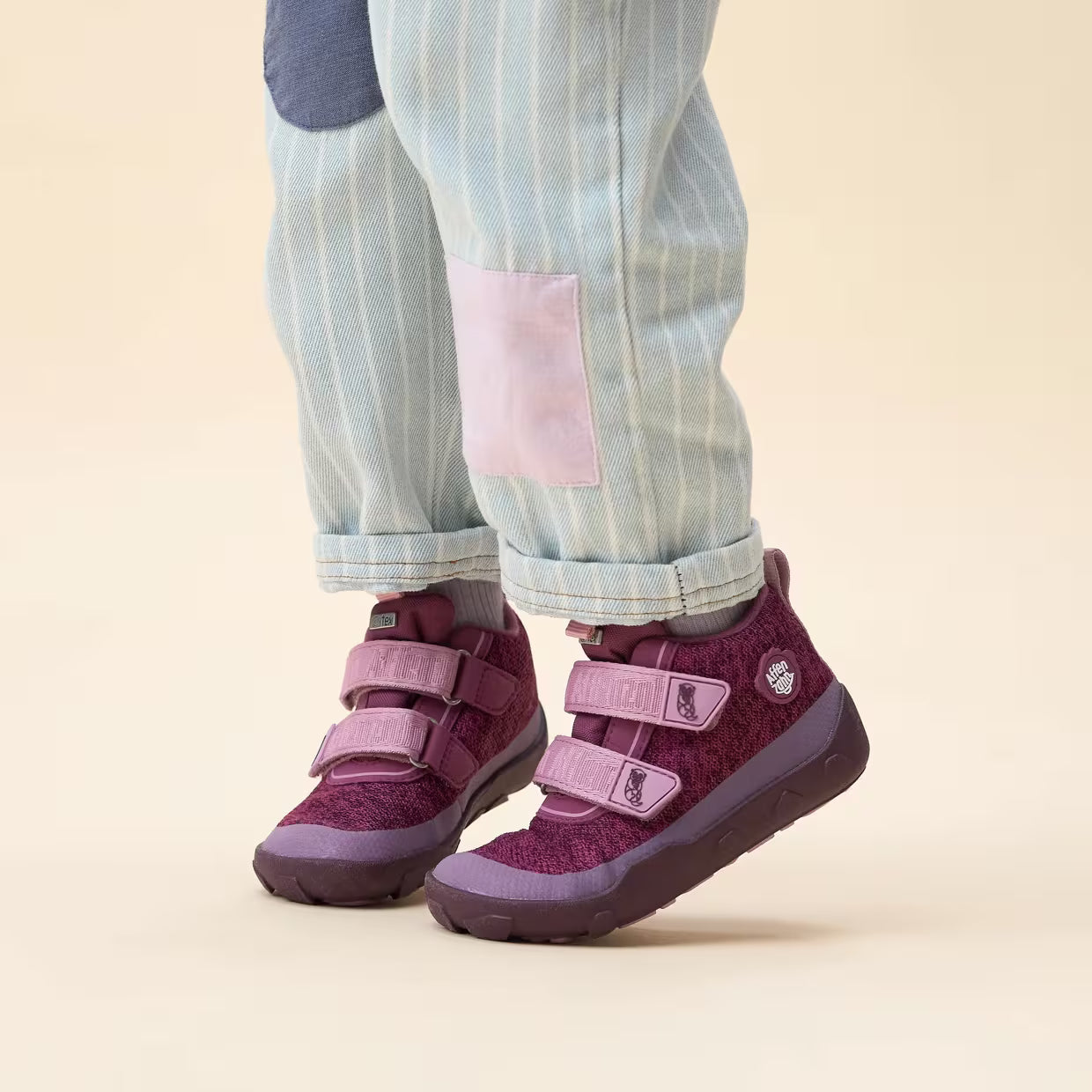 Affenzahn Low Boot Knit Happy Otter ūdensizturīgi apavi