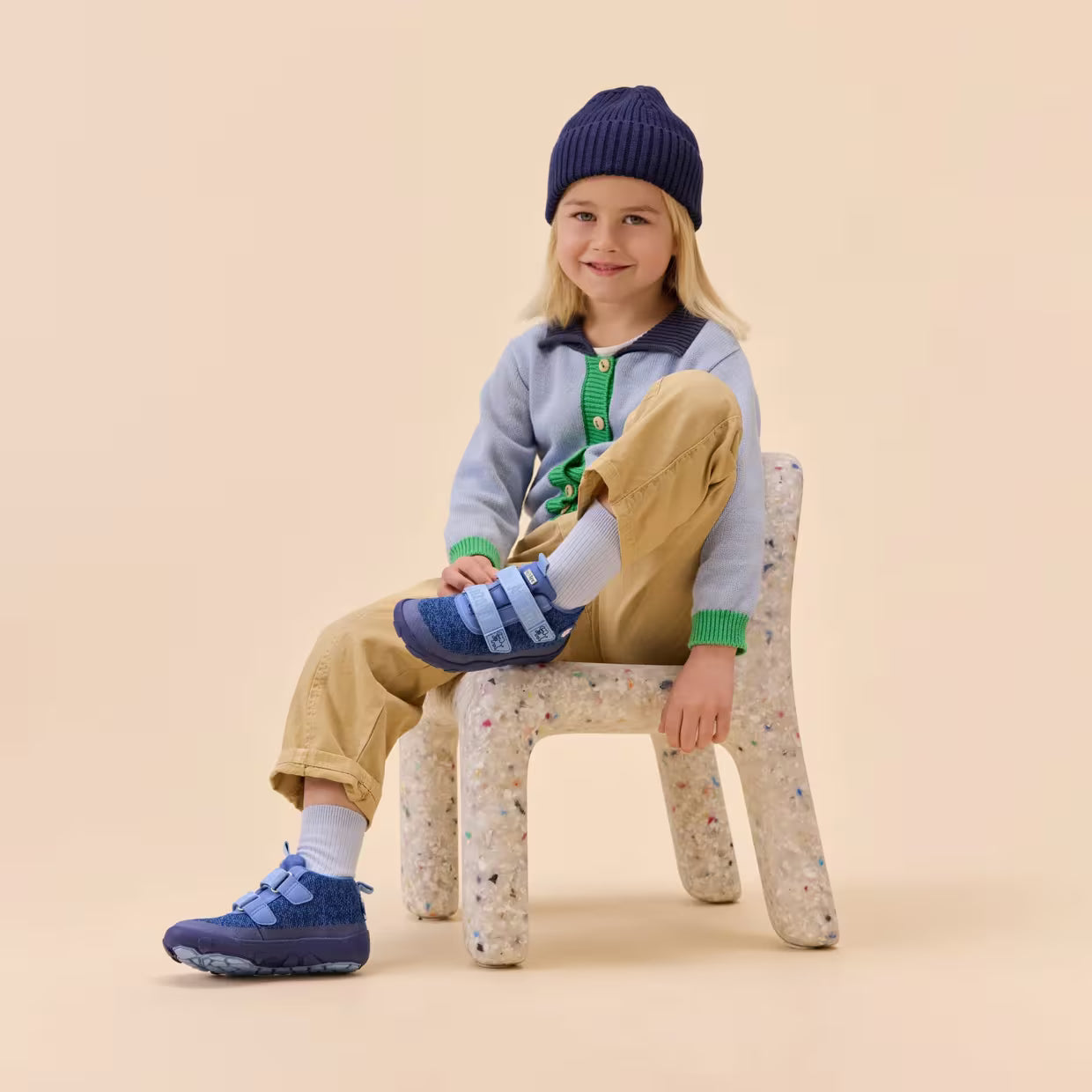Affenzahn Low Boot Knit Happy Elephant ūdensizturīgi apavi