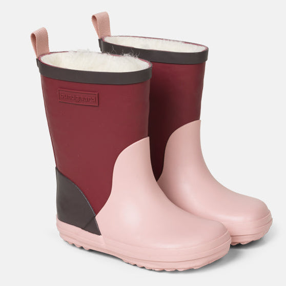 Bundgaard Aspen Berry Block warm rubber boots
