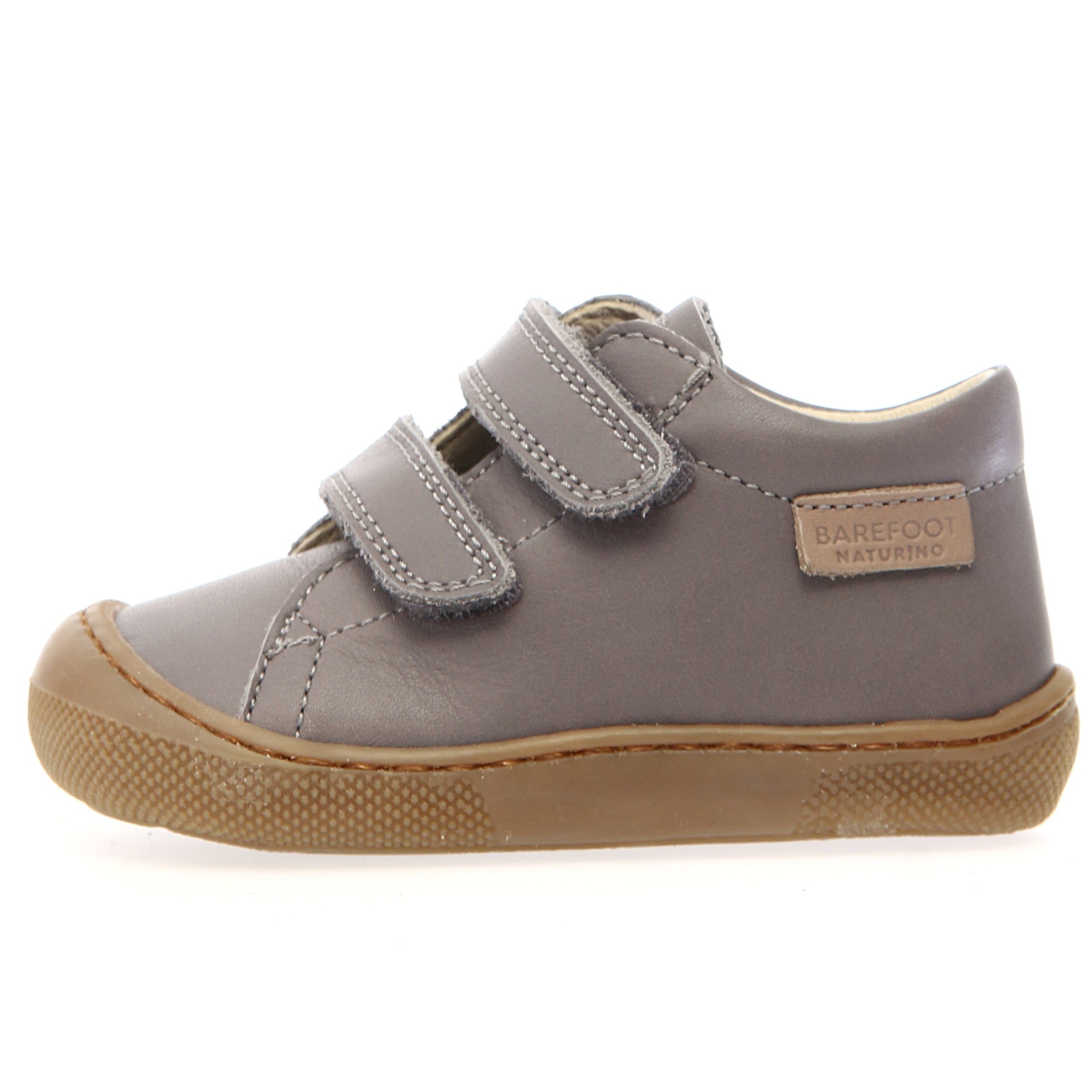 Naturino Barefoot Amur Dark Gray leather ankle boots