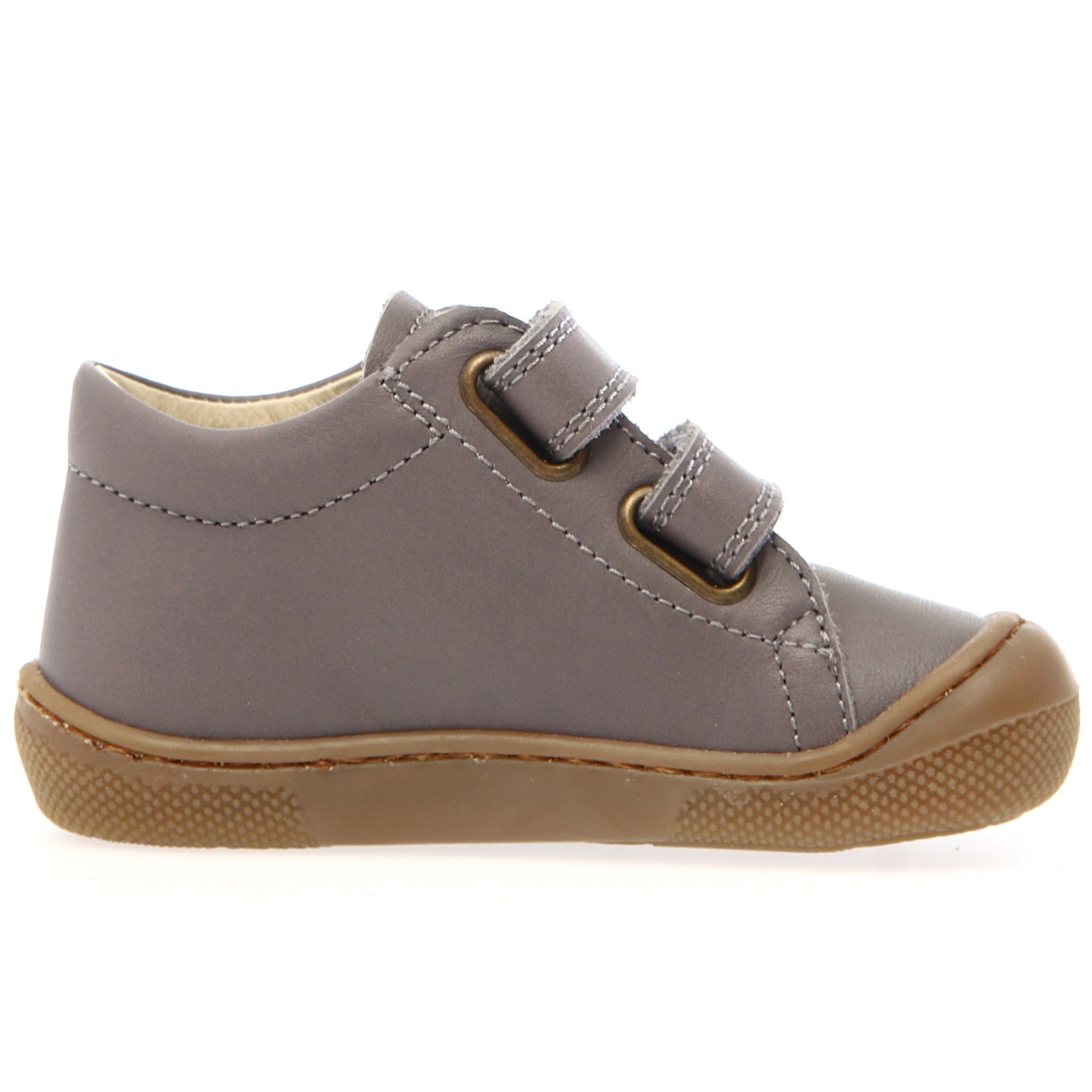Naturino Barefoot Amur Dark Gray leather ankle boots