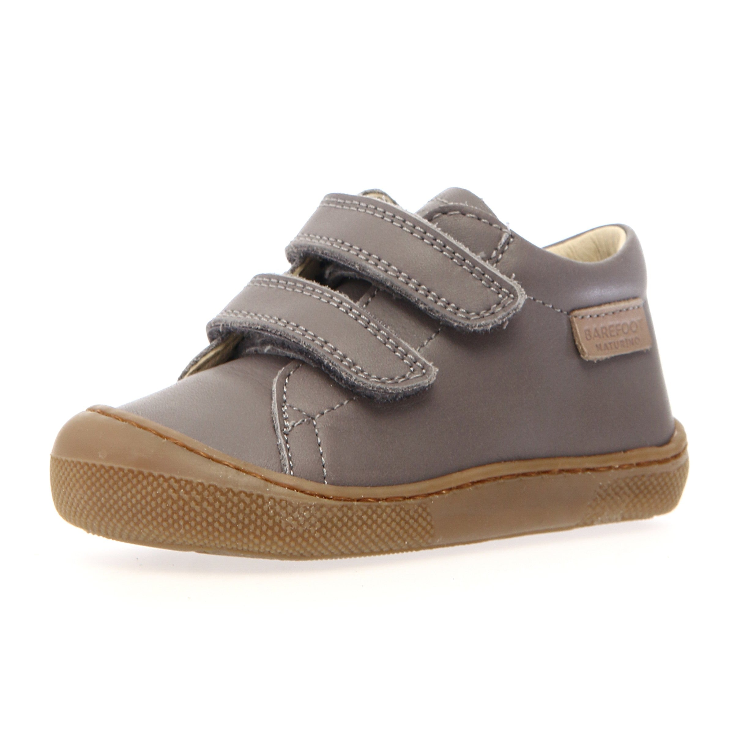 Naturino Barefoot Amur Dark Gray leather ankle boots