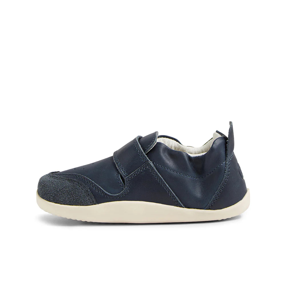 Bobux Xplorer Ripple Navy ādas kurpītes