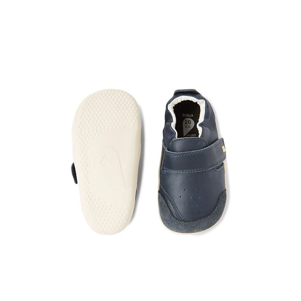Bobux Xplorer Ripple Navy ādas kurpītes