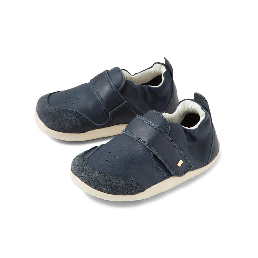 Bobux Xplorer Ripple Navy ādas kurpītes