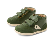 Bobux Step Up Champ High Bronze Green Booties
