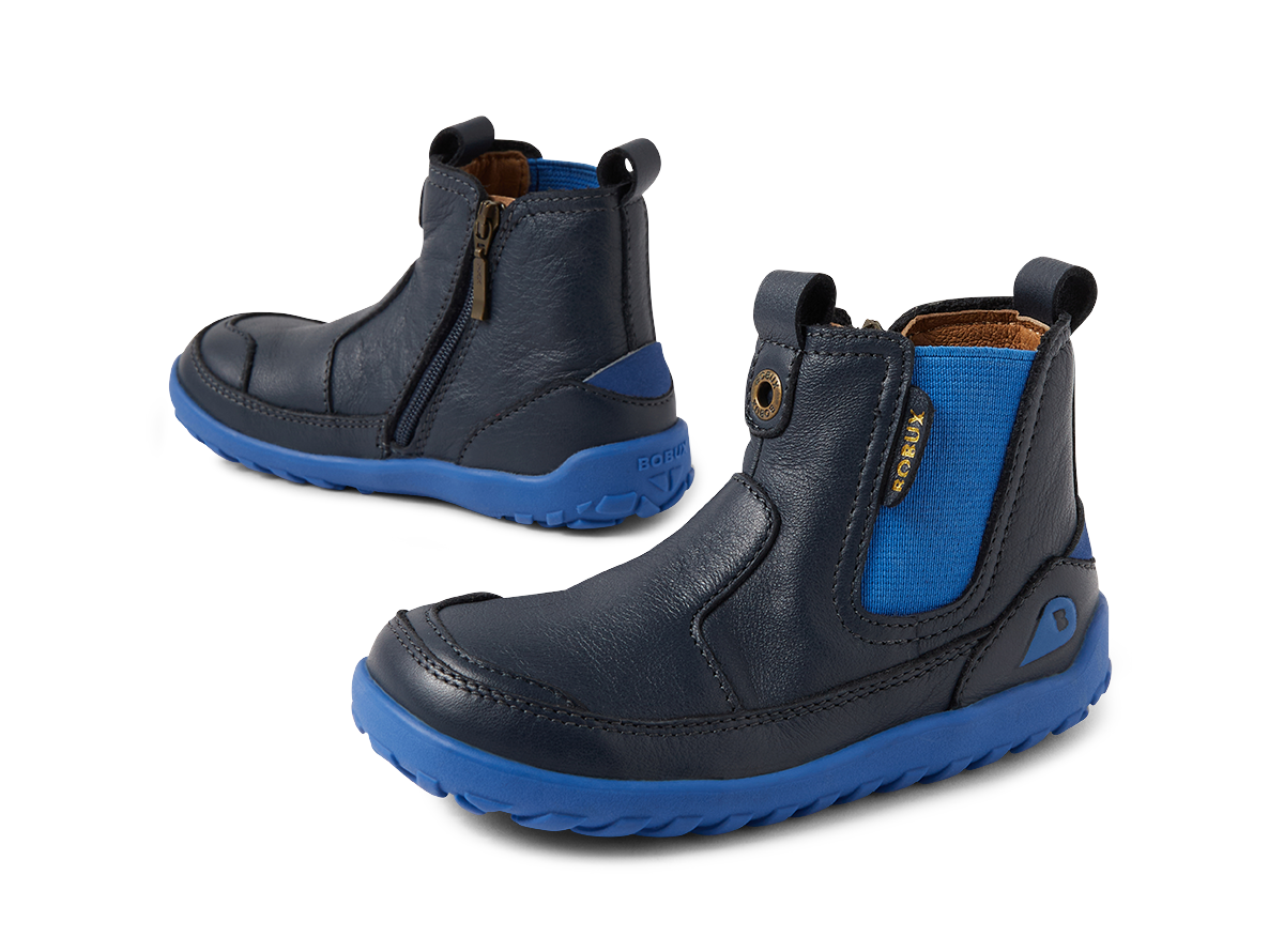 Bobux IW Trail Navy ādas zābaciņi