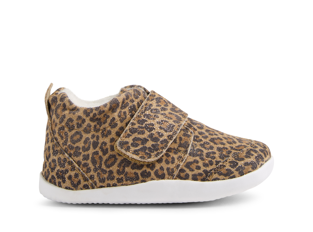 Bobux Xplorer Rover Arctic Leopard Shimmer siltie zābaciņi