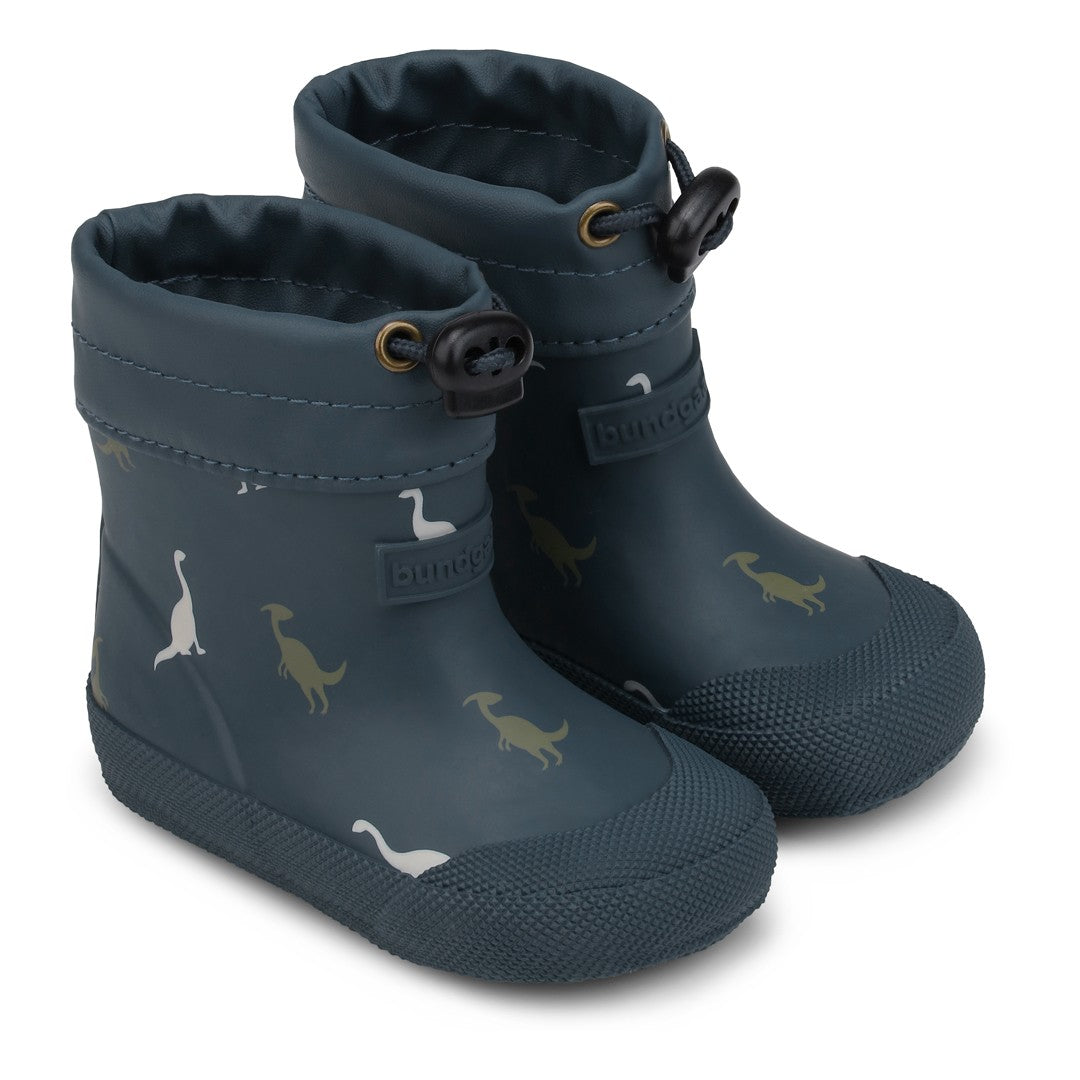 Bundgaard Malik Navy Dino Insulated Rubber Boots