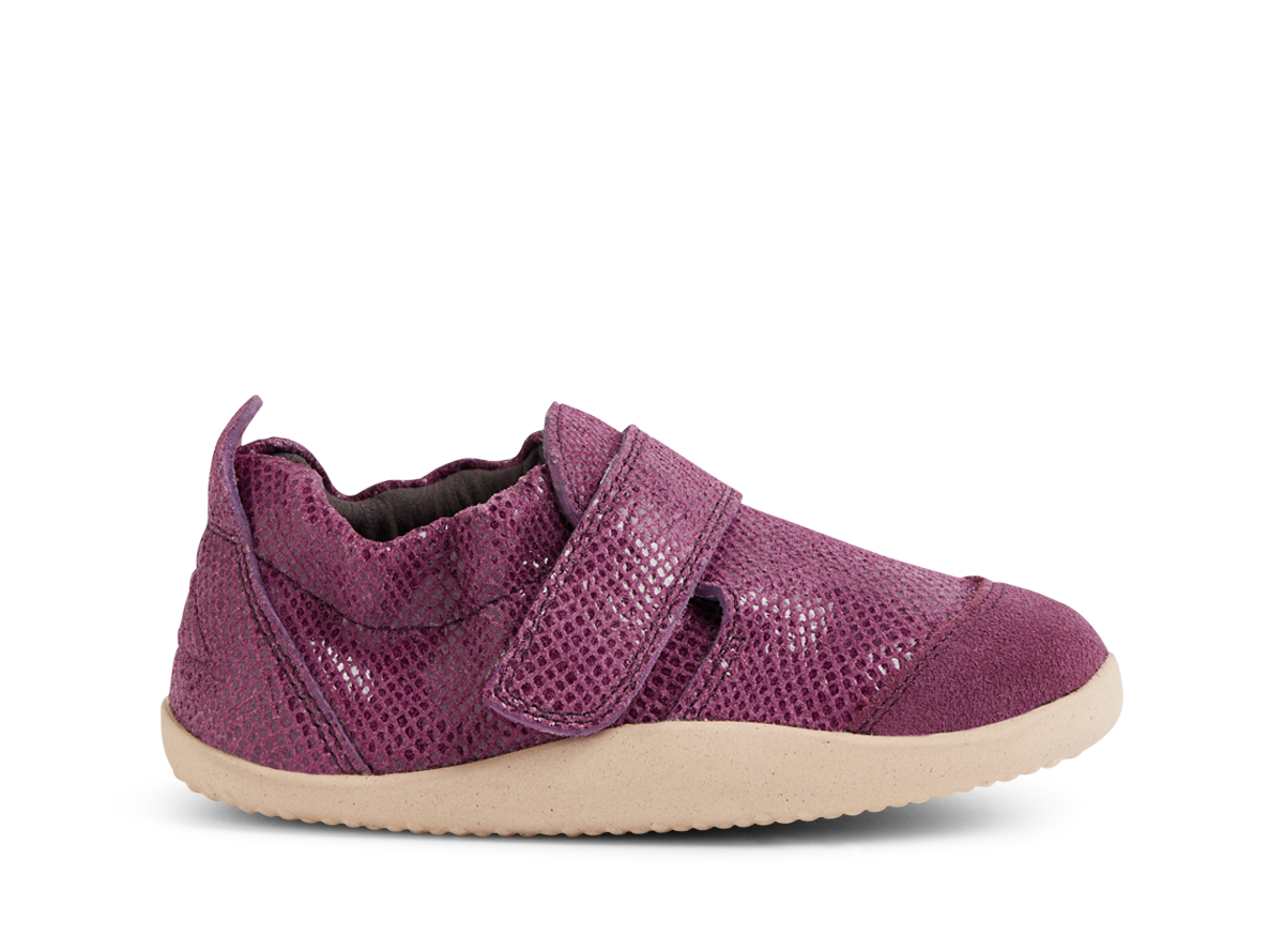 Bobux Xplorer Marvel Magenta Purple ādas kurpītes