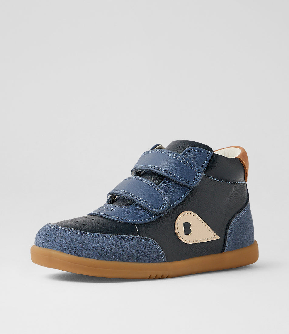 Bobux IW Champ High Navy Vintage zābaki