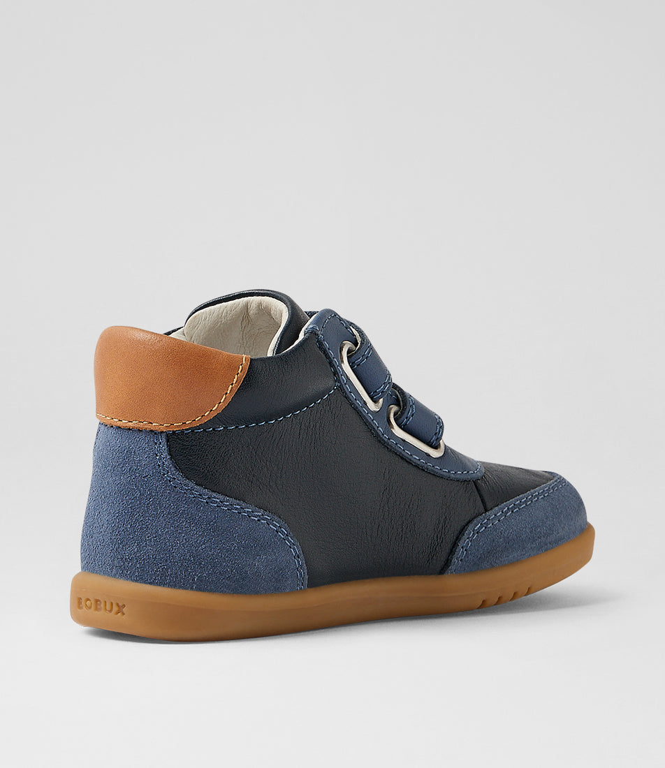 Bobux IW Champ High Navy Vintage zābaki