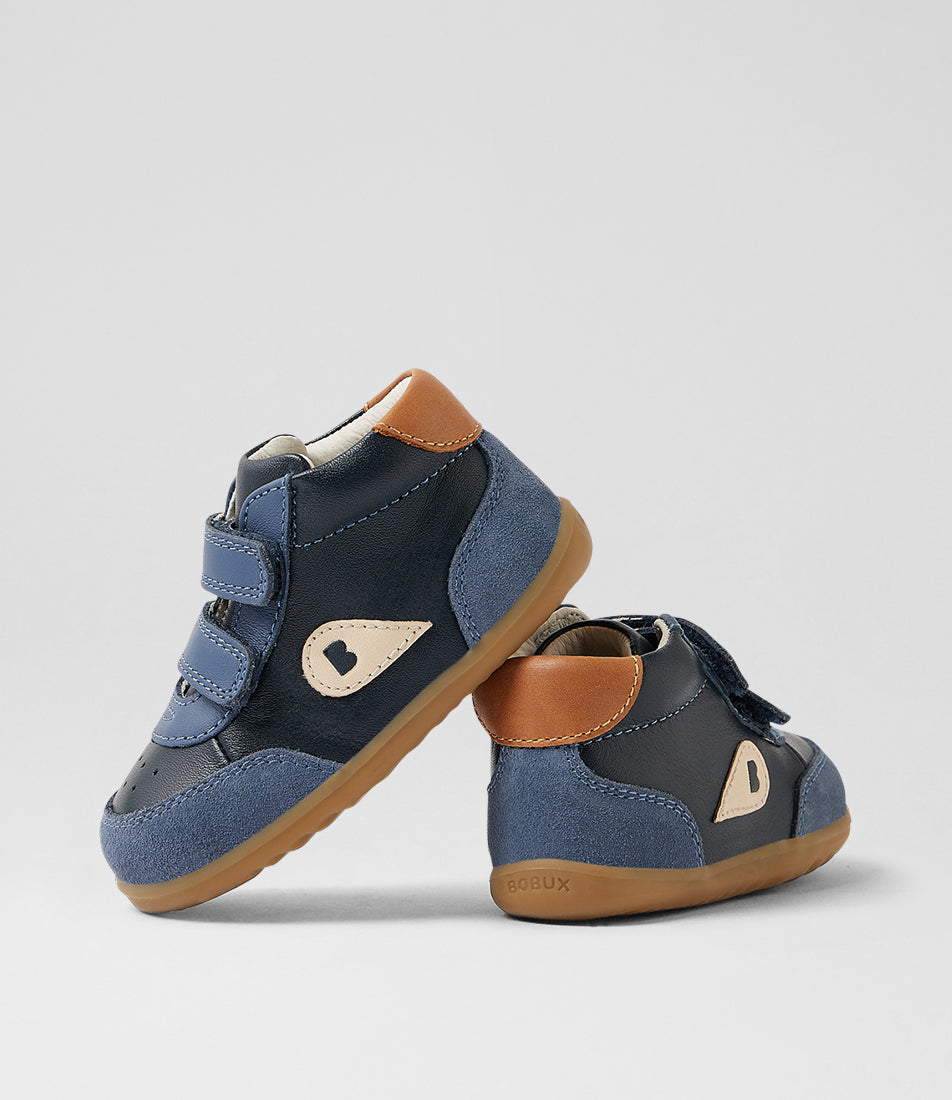 Bobux Step Up Champ High Navy Vintage zābaciņi