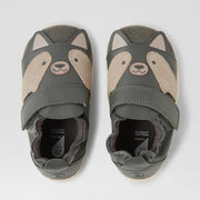 Bobux Xplorer Critters Scrunch Smoke ādas kurpītes