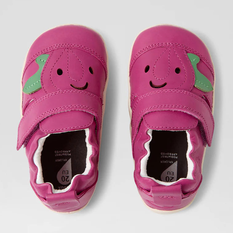 Bobux Xplorer Beet Feet Cactus Flower ādas kurpītes