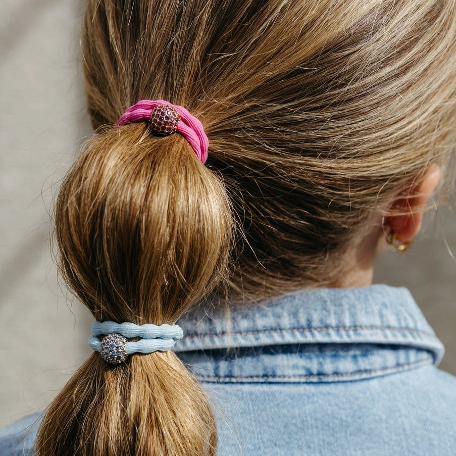 byEloise Disco Ball Fuchsia matu gumija