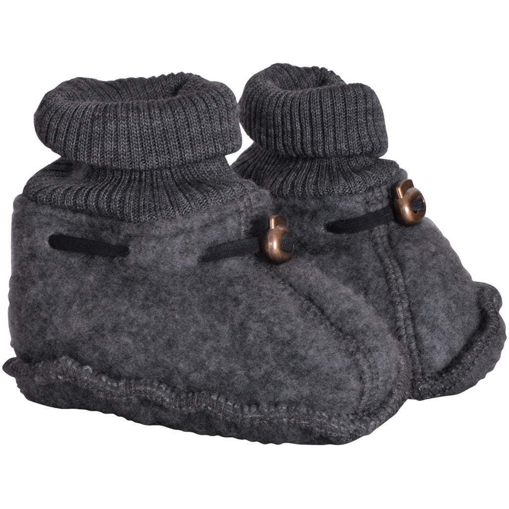 Baby Wool Booties Grey Mikk Line