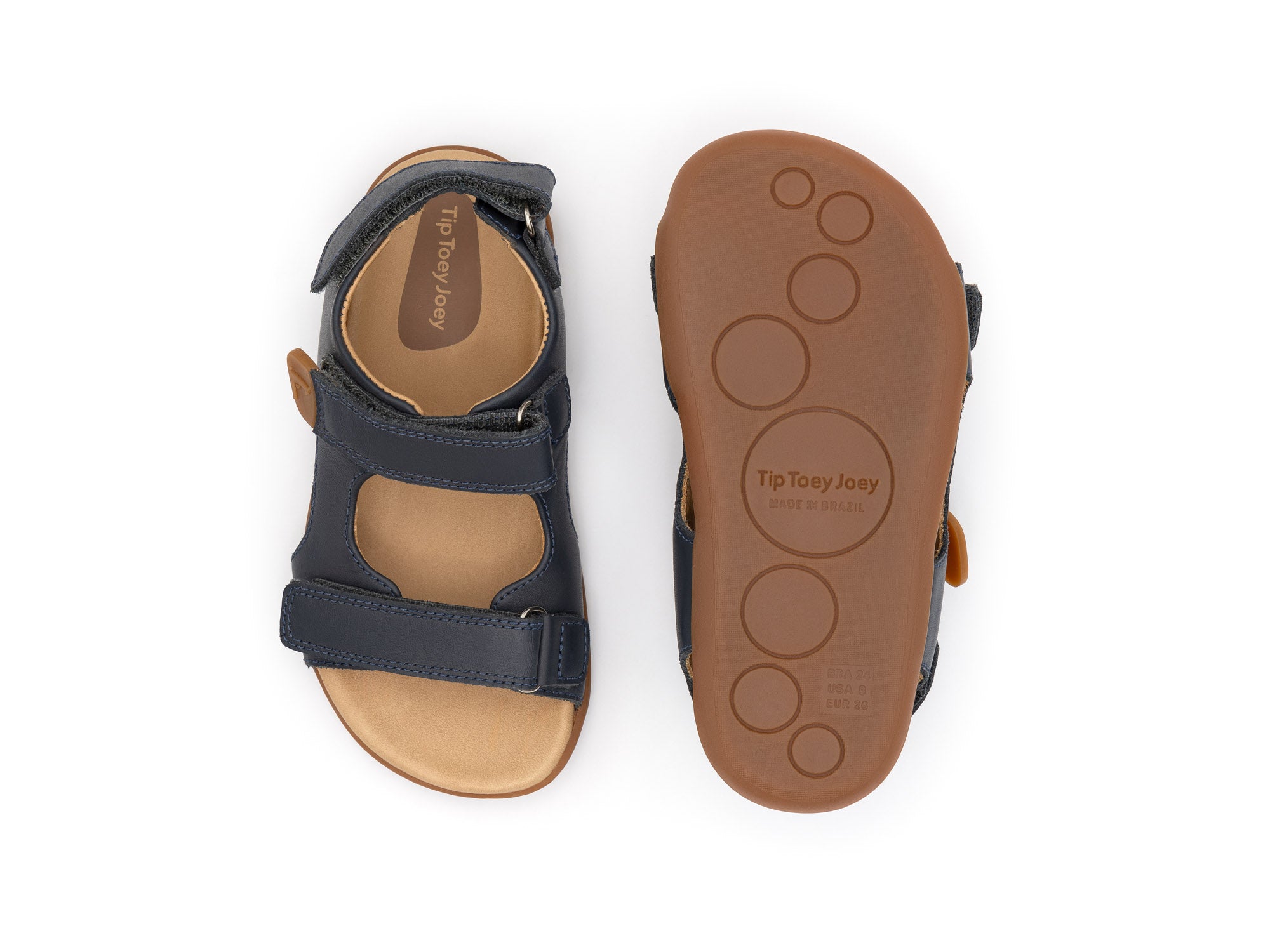 Tip Toey Joey Explorer Navy Sandals