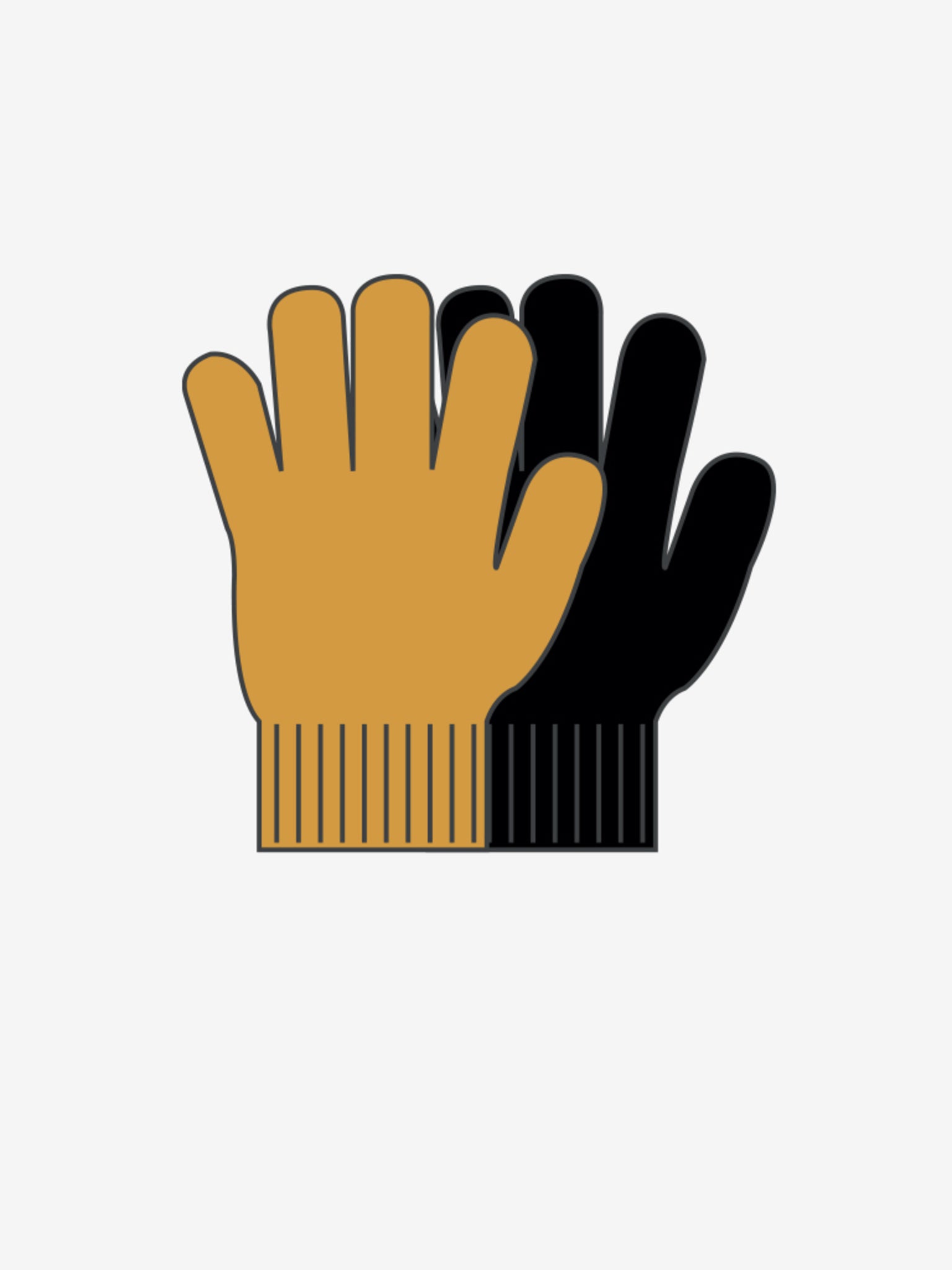CeLaVi - Basic Magic Finger Gloves Mineral Yellow 2