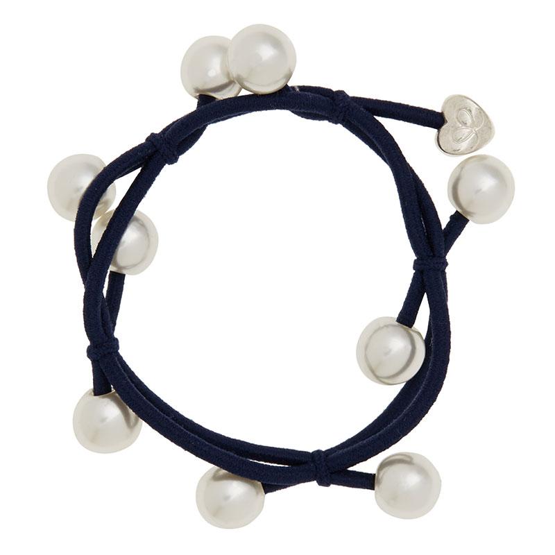 byEloise Pearl Cluster Navy Blue matu gumija