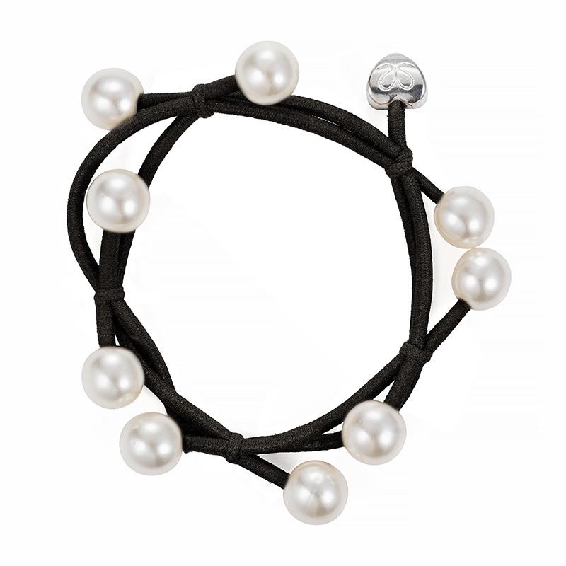 byEloise Pearl Cluster Black matu gumija