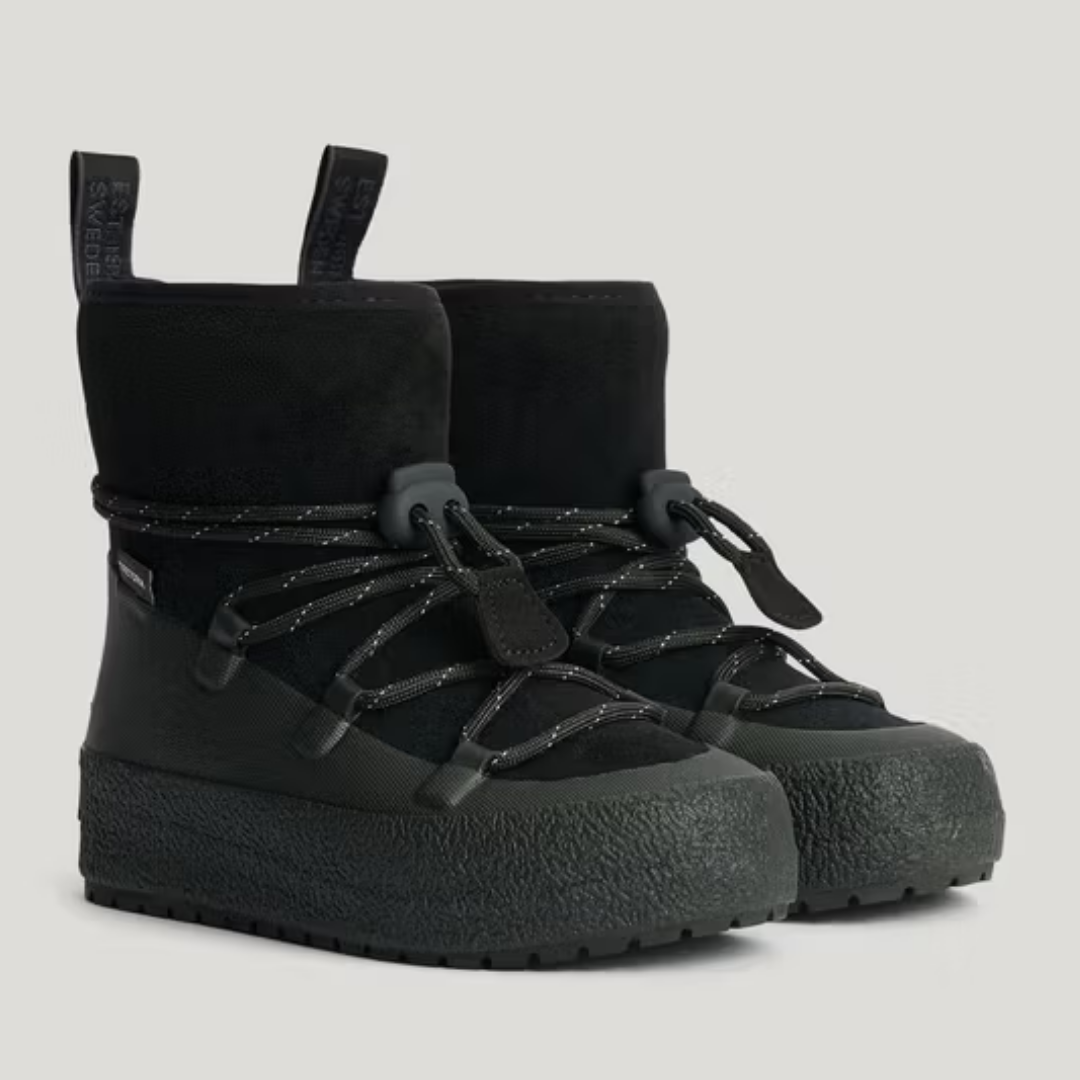 Tretorn Aspa Hybrid JR Jet Black siltie un ūdensizturīgie zābaki