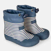 Bundgaard Cover Navy Stripe rubber booties for babies