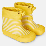 Bundgaard Cover Sunflower Stripe rubber booties for babies