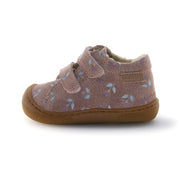 Naturino Barefoot Amur Wool Rose siltinātie ādas zābaciņi