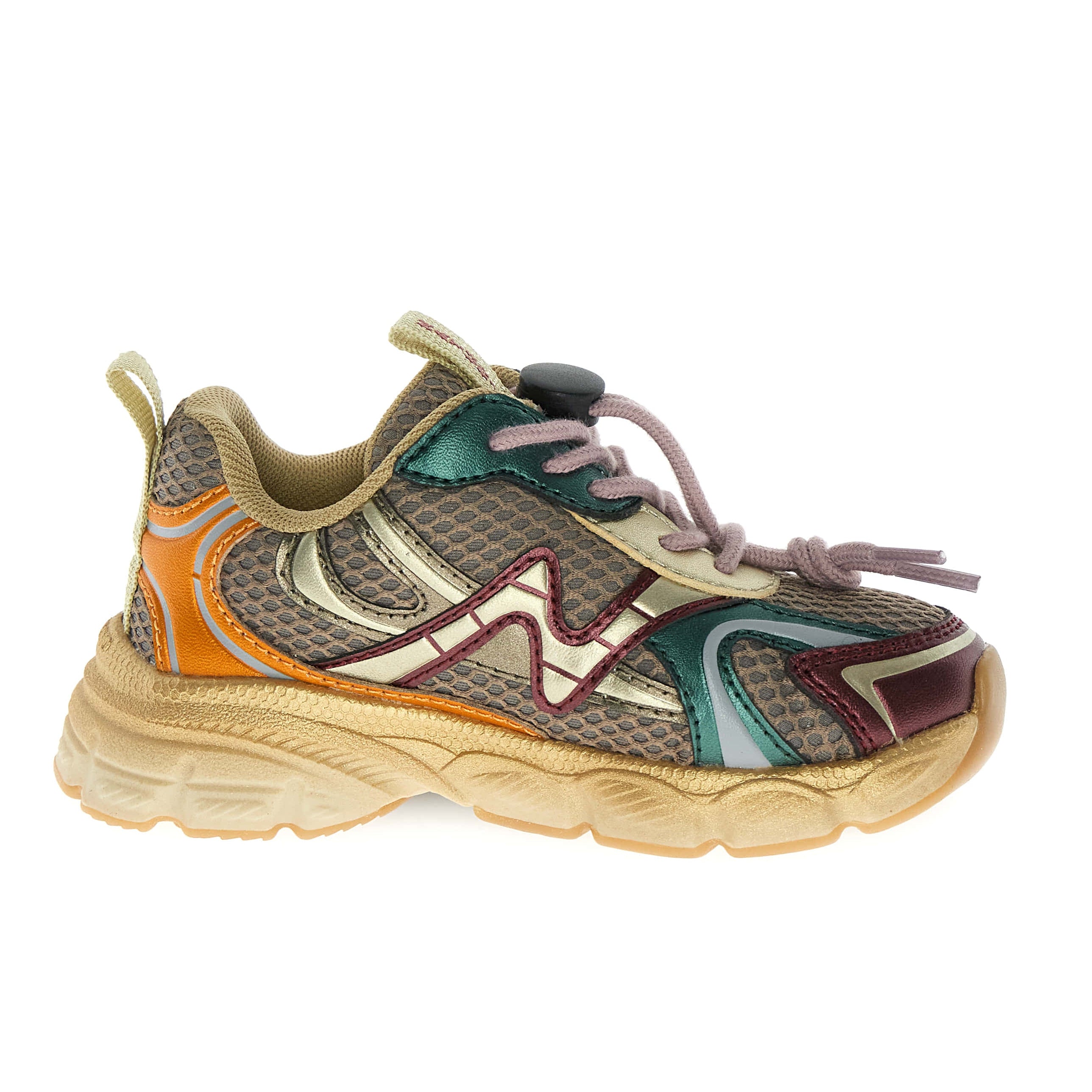 Naturino Wave Bordeaux/Green kedas