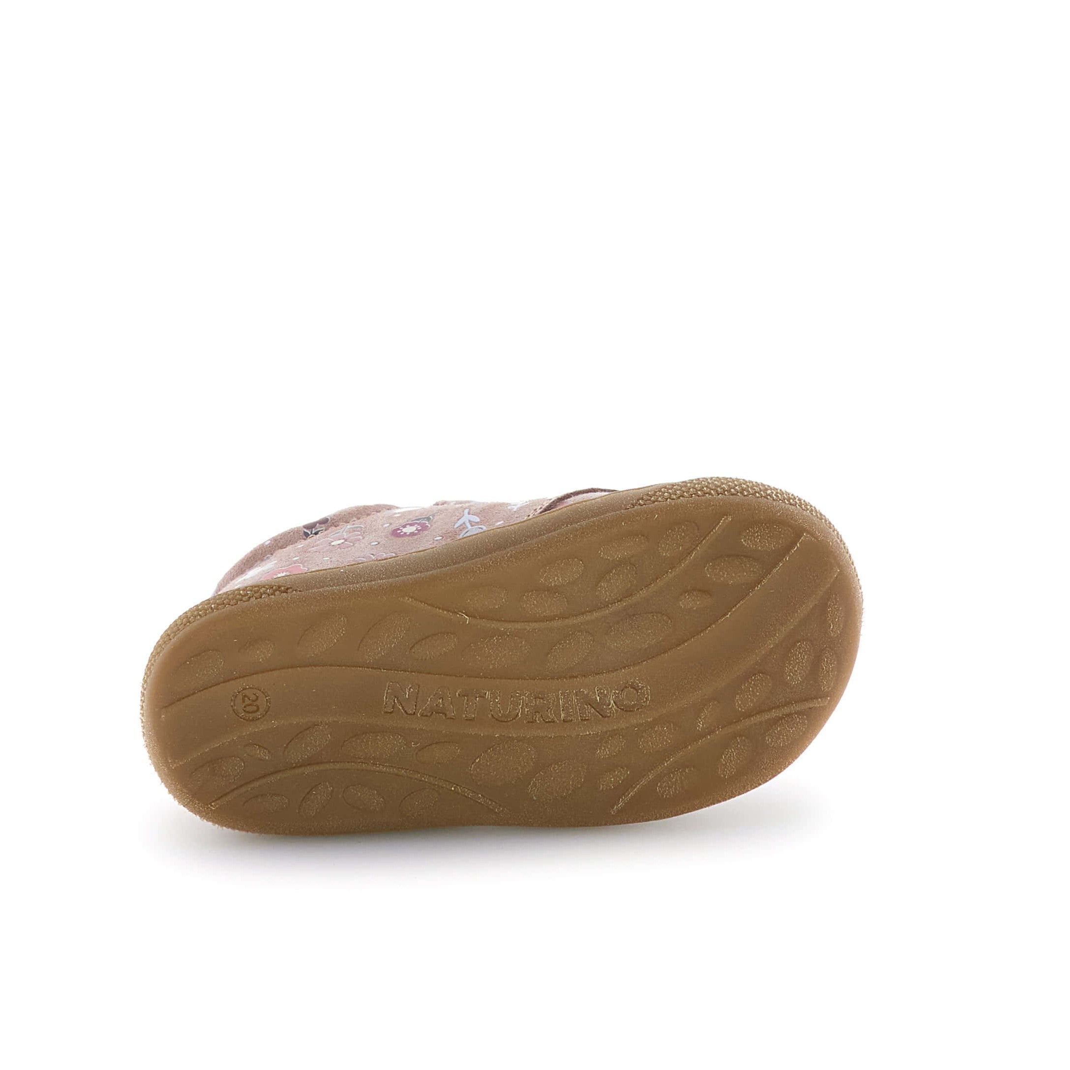 Naturino Cocoon Wide Rose leather booties