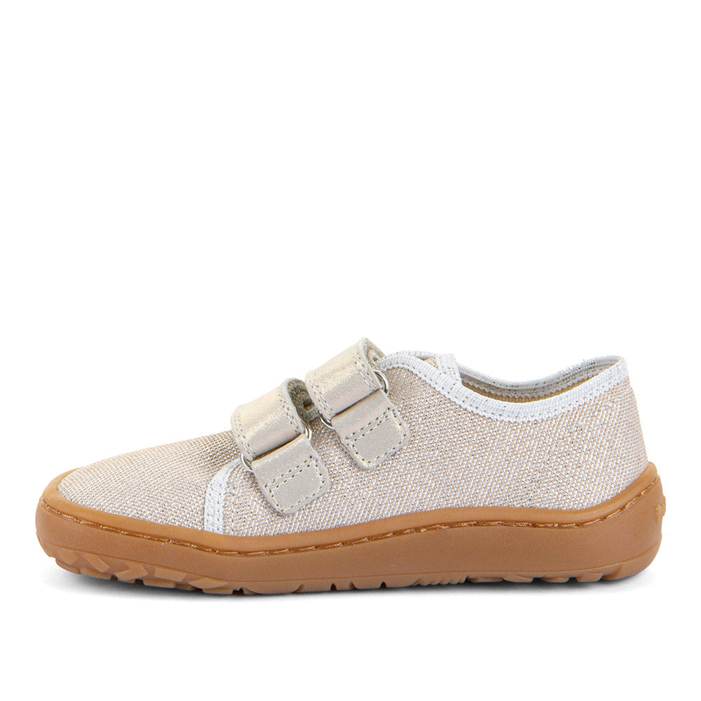 Froddo Barefoot Canvas Gold auduma kurpes