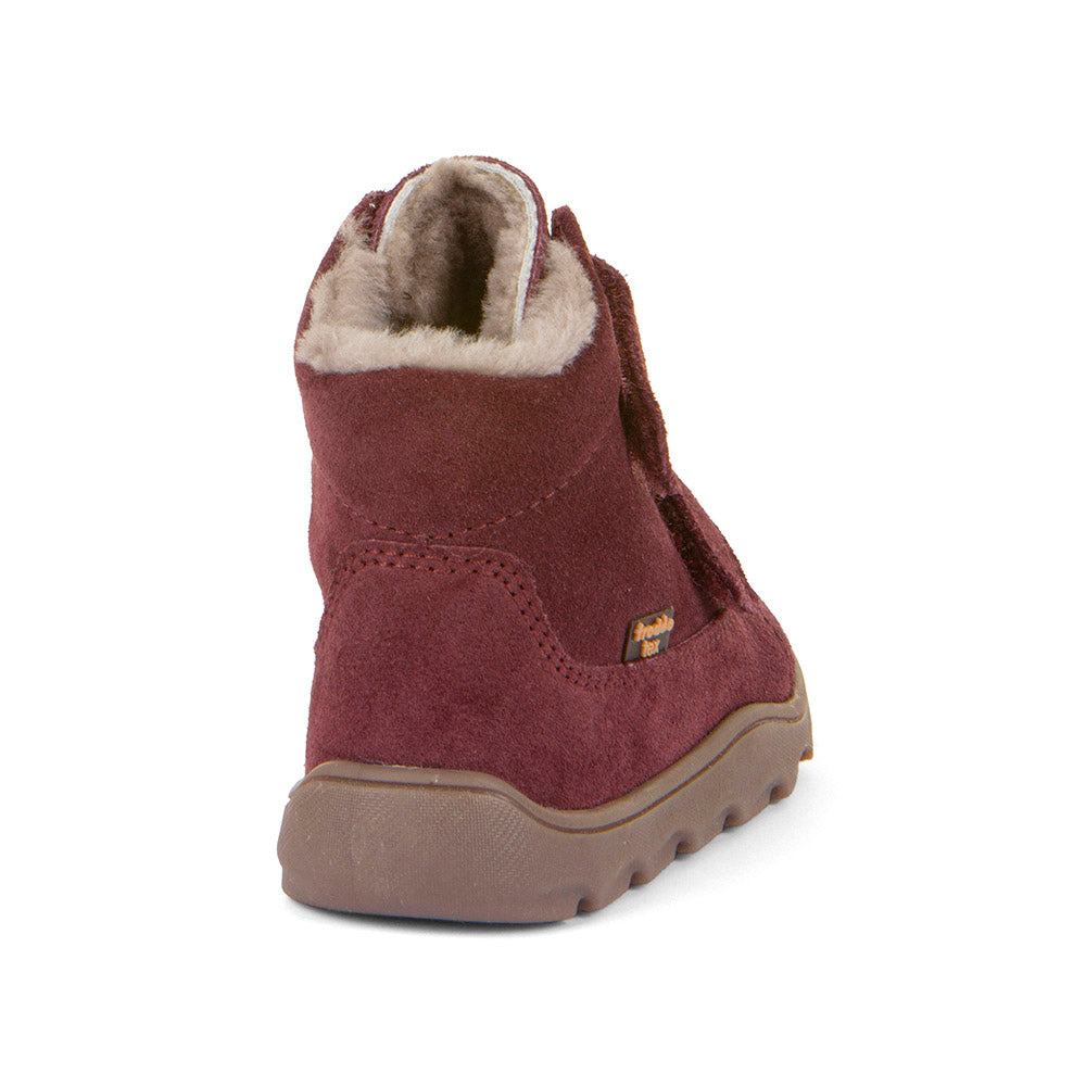 Froddo Zeru TEX Furry Barefoot Bordeaux  siltie zābaki