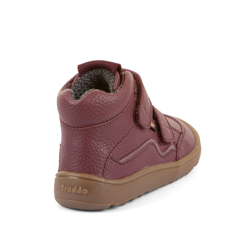Froddo Barefoot Tex Autumn Bordeaux ūdensizturīgie zābaki