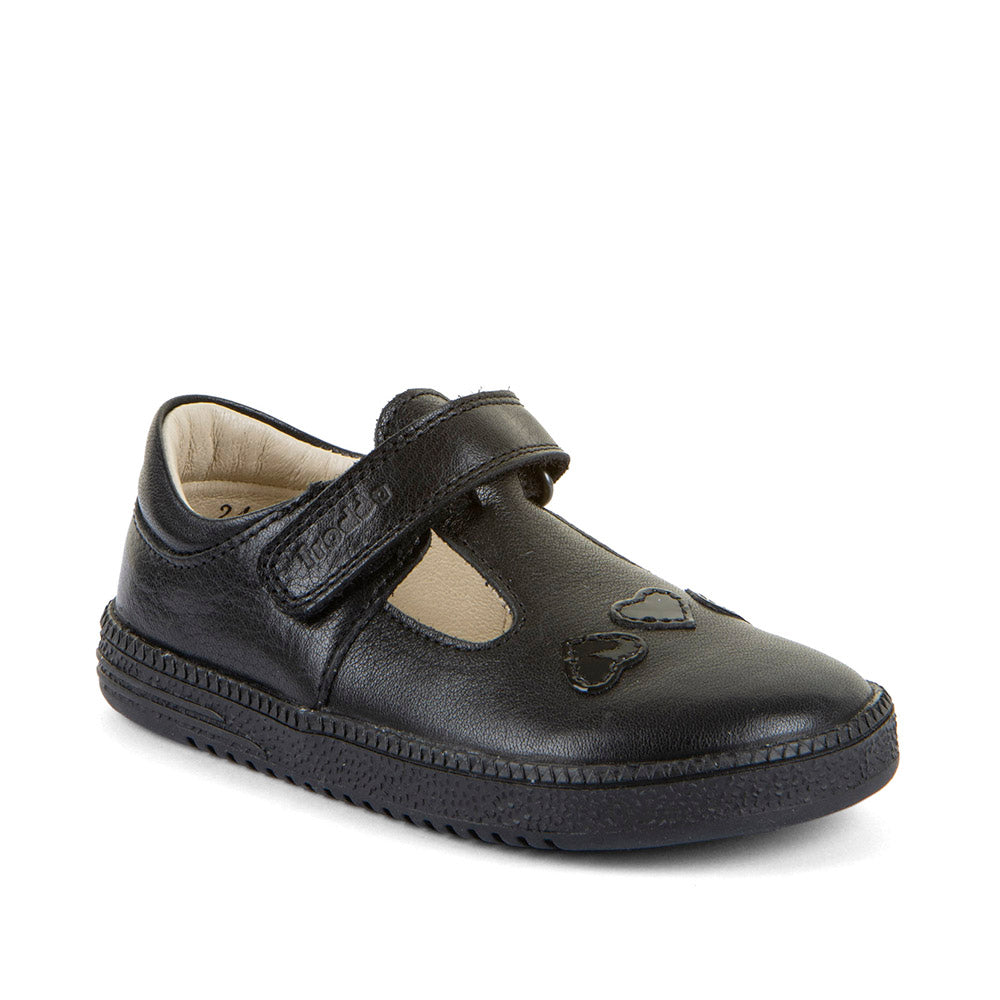 Froddo Loop Sandra Black Barefoot skolas kurpes