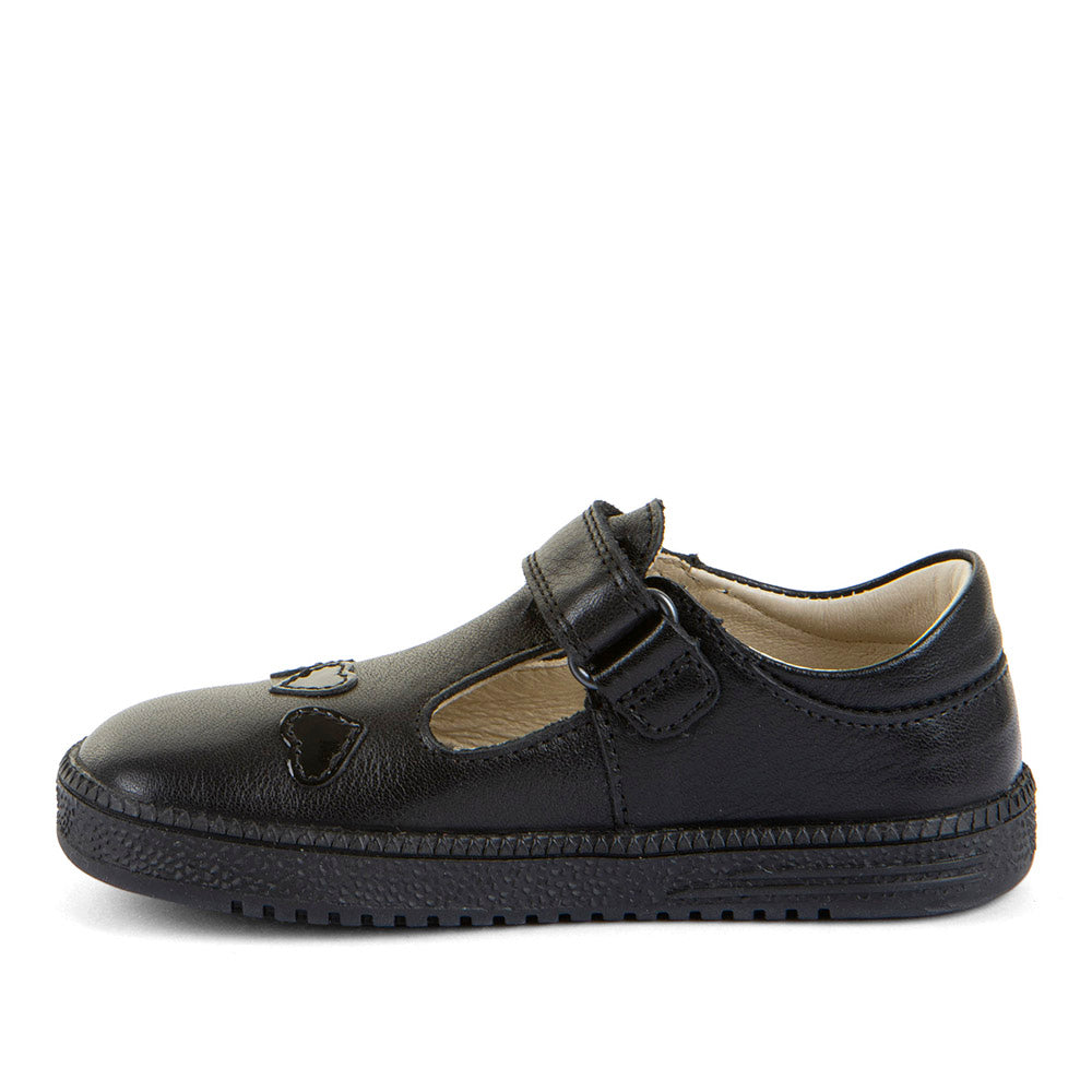 Froddo Loop Sandra Black Barefoot skolas kurpes
