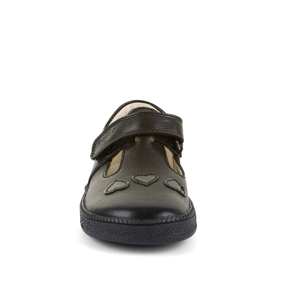 Froddo Loop Sandra Black Barefoot skolas kurpes