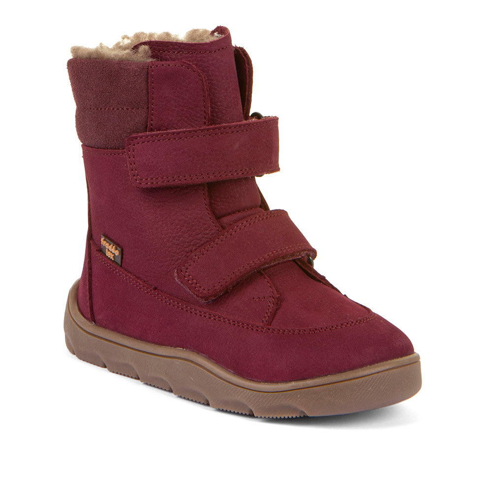 Froddo Zeru TEX Winter Barefoot Bordeaux siltie zābaki