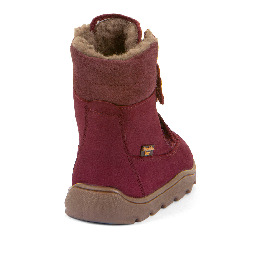 Froddo Zeru TEX Winter Barefoot Bordeaux siltie zābaki