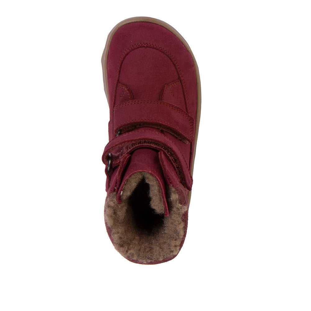 Froddo Zeru TEX Winter Barefoot Bordeaux siltie zābaki