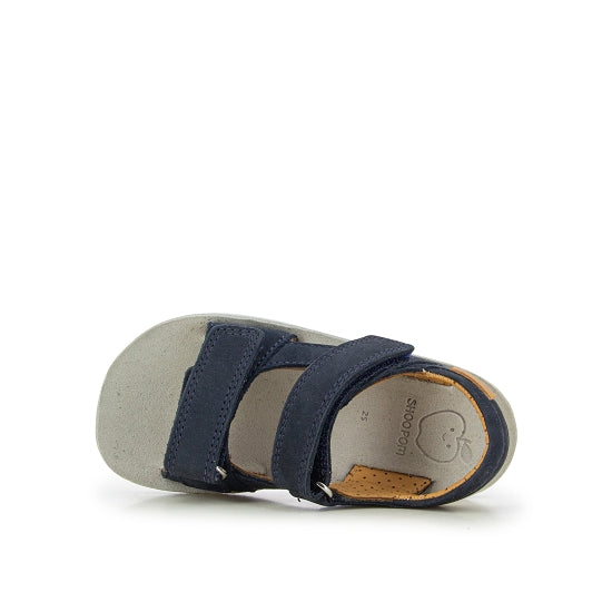 SHOOPOM / ETE 2022 / GOA BOY SCRATCH / NUBUCK + CAOUTCHOUC / NAVY